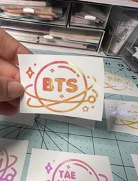 Image 2 of BTS planet decals 