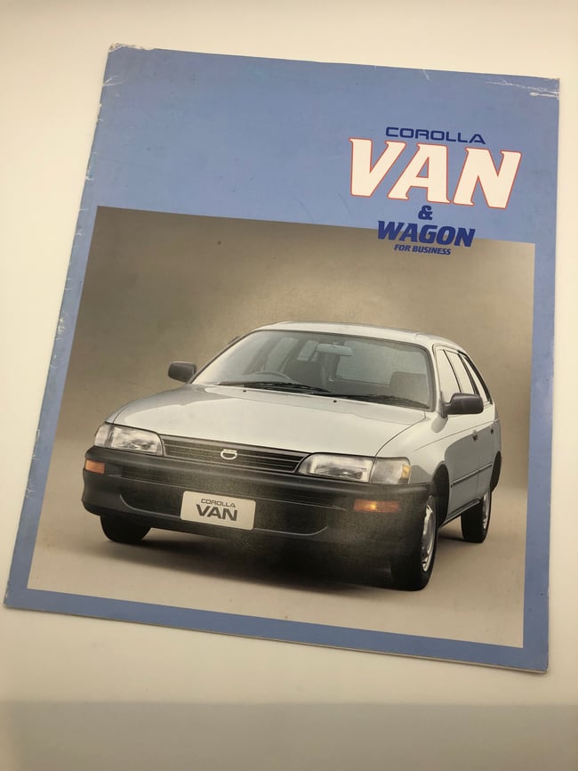 AE100 Corolla Van Brochure