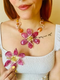 Image 6 of 💜🌼Golden Hour Tulip🌼💜 Hairclip 