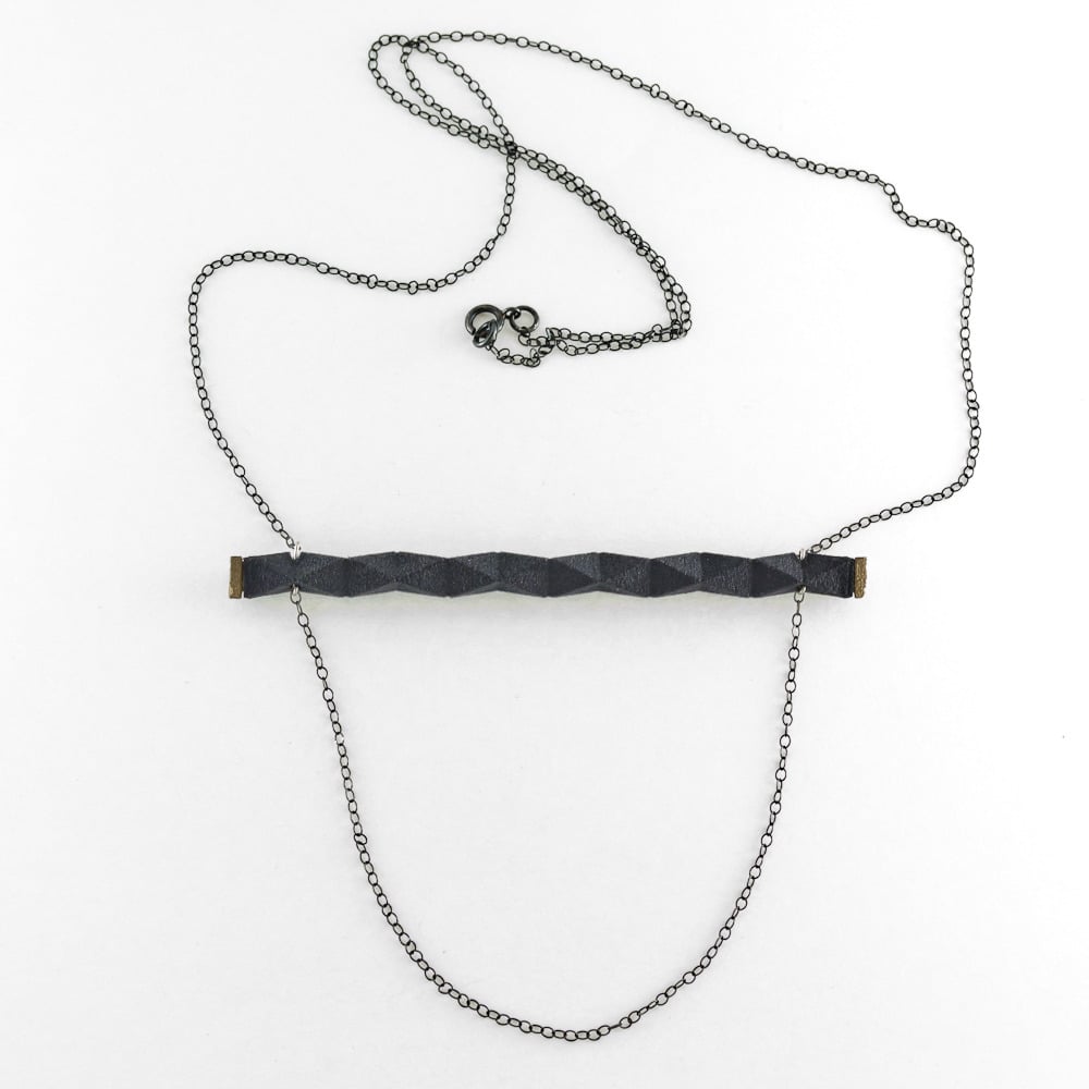 Image of rigid bar necklace