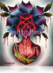 Image of Zombie Flower Head Girl