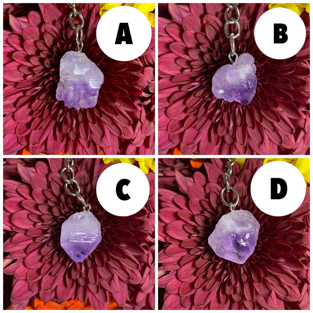 Image of Amethyst Keyring