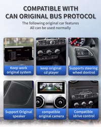 Image 7 of Audi A1 Q2 Apple Carplay & Android Auto Car Stereo Headunit Bluetooth WIFI Touchscreen Radio
