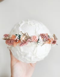 Halo corail et rose poudré