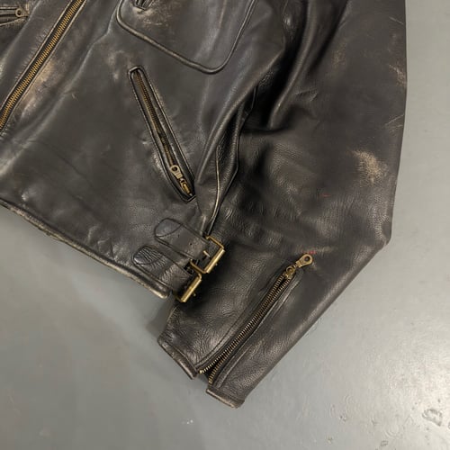 Image of Spidi leather biker jacket, size large
