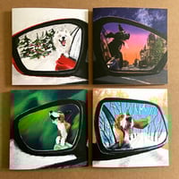 Image 1 of Rear View Christmas - Set Of 4 Luxury Christmas Cards