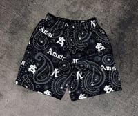 As.25 Logo Amstr Paisley Shorts