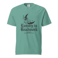 Image 10 of Luxury is Beadwork Unisex garment-dyed heavyweight t-shirt