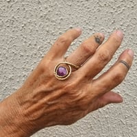 Image 3 of Ruby Swirl ring, US 6