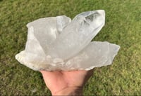Image 14 of Large Clear Quartz Points Cluster Statement Piece #2068