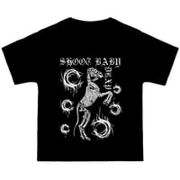 SKELETON HORSE TEE BLACK