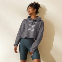 Image 3 of I'm Puzzling Crop Hoodie