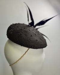 Image 2 of Chocolate brown straw percher 