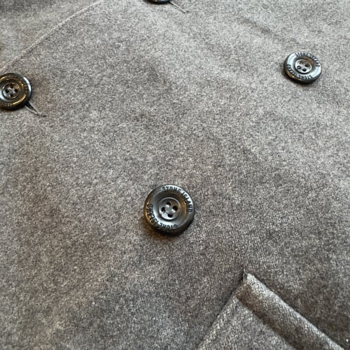 Image of AW 1998 Stone Island Dual Layer Wool Pea Coat, Size Medium