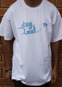 Image of Smoked Out Tee White/Blue