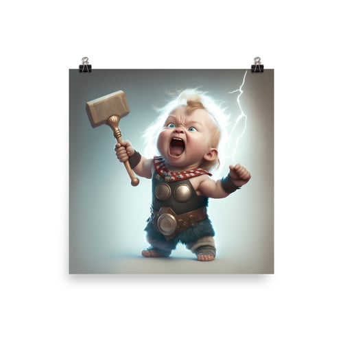 Image of Marvel Babies - Thor | Photo paper poster