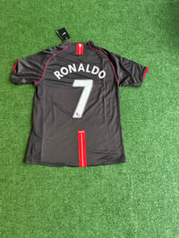 Image 2 of     Manchester United Black Away Jersey – Cristiano Ronaldo #7