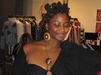 Image 2 of Nzema Résine Cercle (doré)