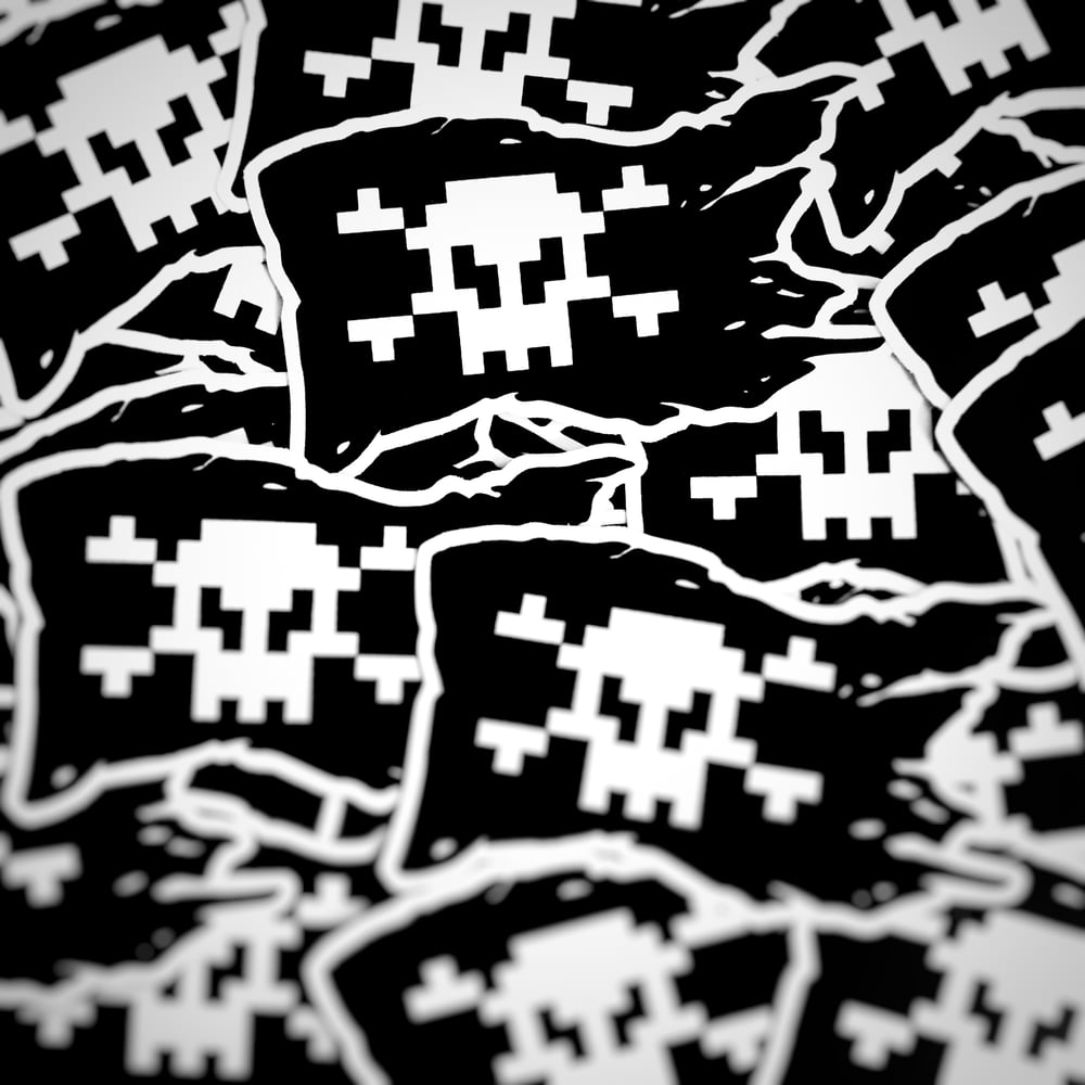 8-Bit Jolly Roger Sticker