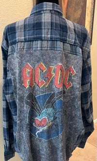 Vintage Blue/Gray Flannel AC/DC