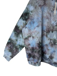 Image 5 of 1XL Ladies Quarter-Zip Pullover in Stormy Skies Ice Dye