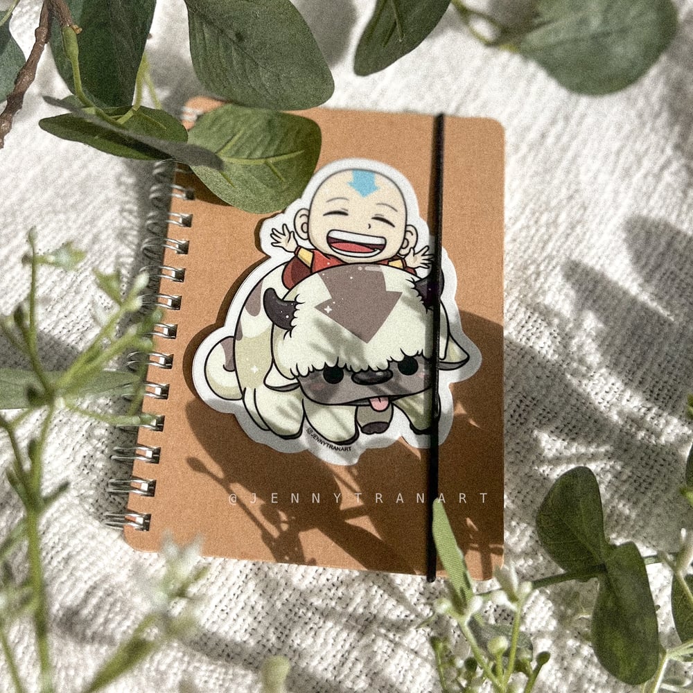 Aang + Appa Sticker