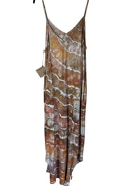 Image 3 of M Woven Wide-Leg Jumpsuit with Pockets in Earthy Geode Ice Dye