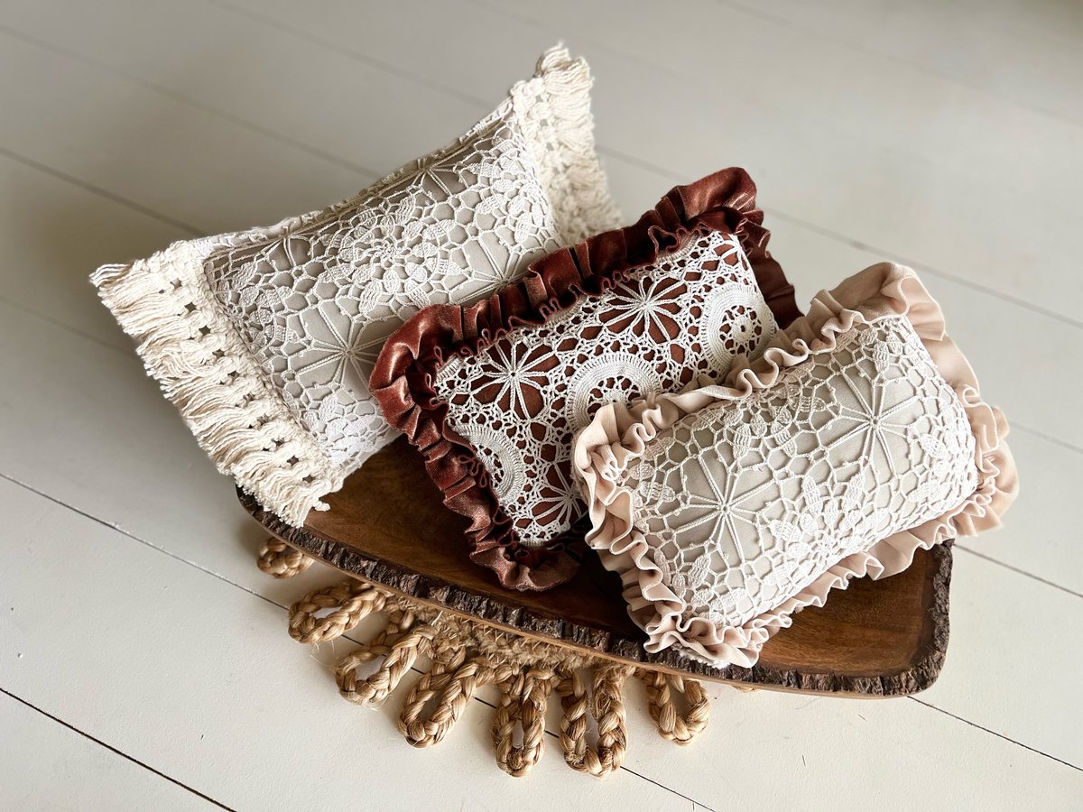 Image of Vintage Lace Pillows