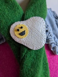 Image 2 of Fried Egg Brooch