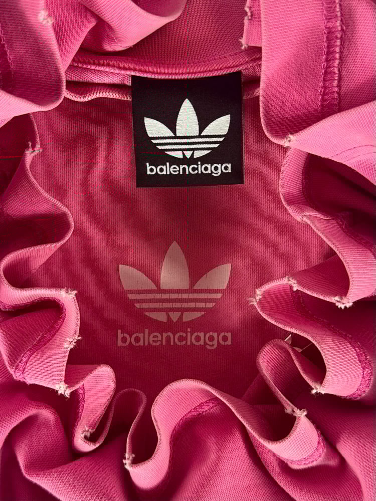 Image of Balenciaga X Adidas Pink Tee