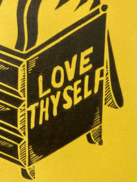 Image 2 of 'Love Thyself' Blockprint (Limited)