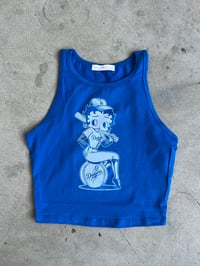 Blue t ball tank 