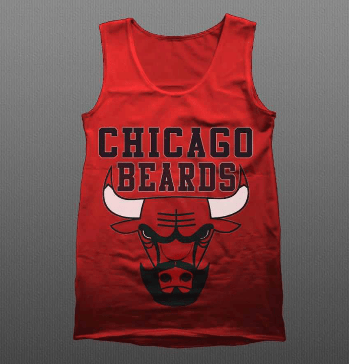 FEAR THE BEARD-Chicago beards tank top / Fear The Beard Clothing