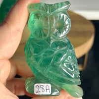 Image 5 of Green Fluorite Owl