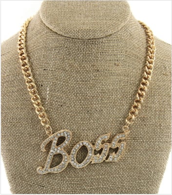 Image of M.O.B. My Own "Boss" Necklace