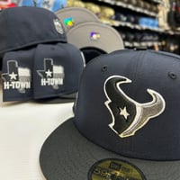 Image 3 of New Era 59Fifty Navy/ Black/ Metallic Pewter 