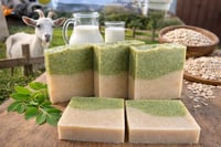 Goat Milk Moringa & Oat Soap(Unscented)