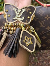 Image 2 of Butterfly Stack Bracelets Brown gold