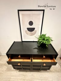 Image 3 of Gorgeous Nathan Sideboard in Black with Copper Handles