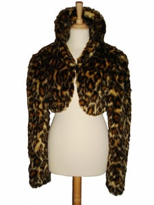 Image of FUR BOLERO JACKET