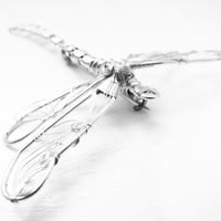 Image 2 of Silver Dragonfly Brooch