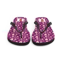 Image 5 of PINK HEARTS FLIP-FLOPS