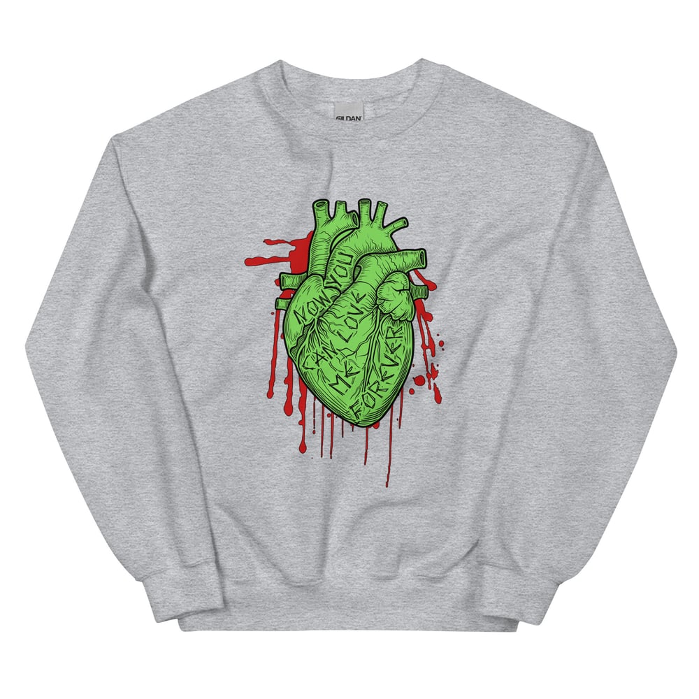 Image of Officially licensed mean one heart Unisex Sweatshirt