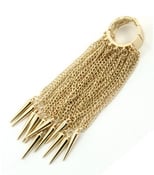 Image of Gold Fringe Ring w/Spikes 