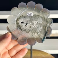 Image 1 of Druzy Agate Sunflower On Stand (26B)