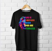 Lion fearless TShirt black