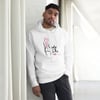 Unisex Body Like Me Hoodie- White