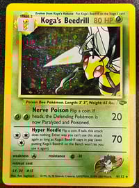 Image 1 of Koga's Beedrill - Gym Challenge - Moderately Played