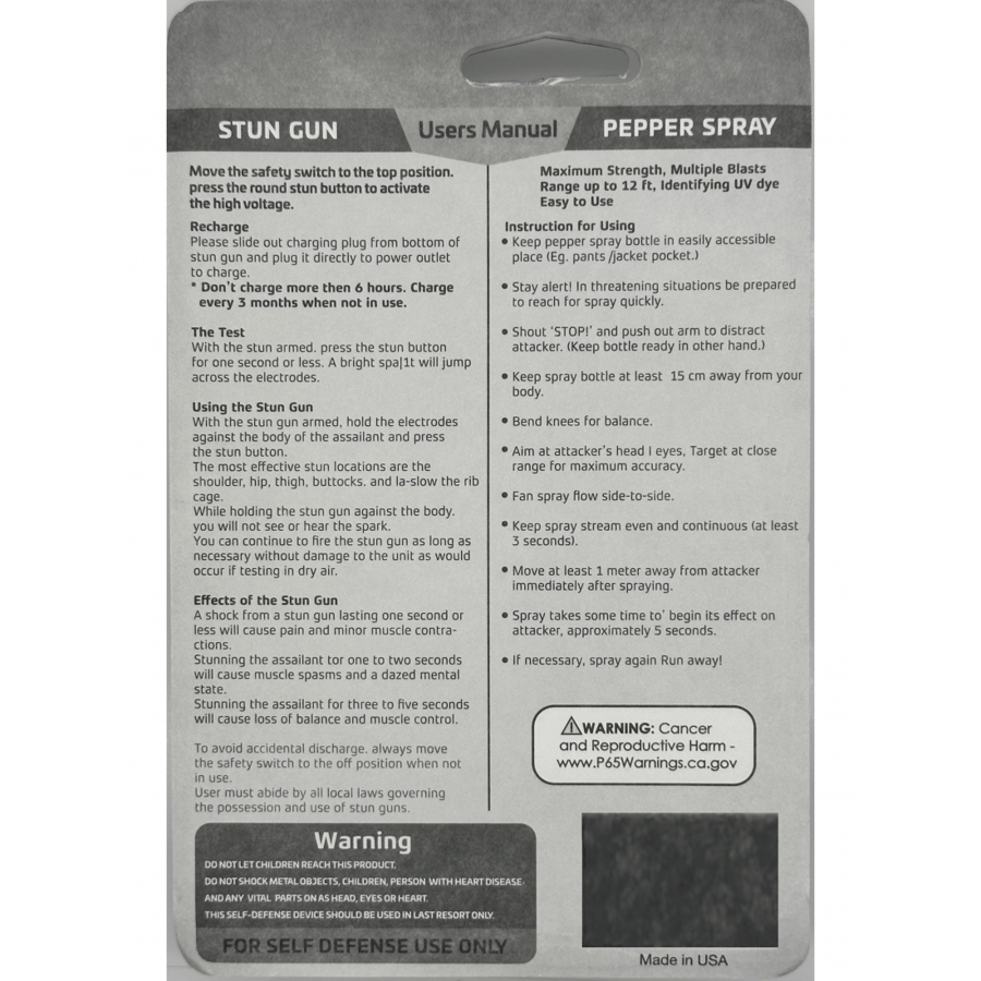 Image of Red Rhinestones Lipstick & Pepper Spray Combo 