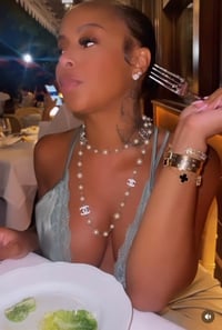 Image 2 of CC pearl necklace